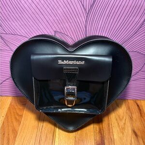 Black Heart-Shaped LaMartina Bag